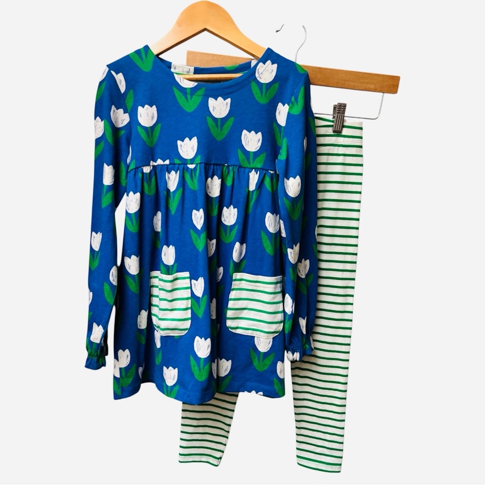 Mini Boden | Floral Tunic Set with Leggings